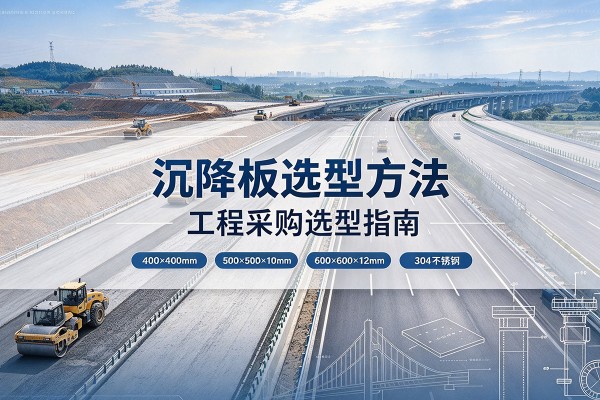 崇礼沉降板选择方法