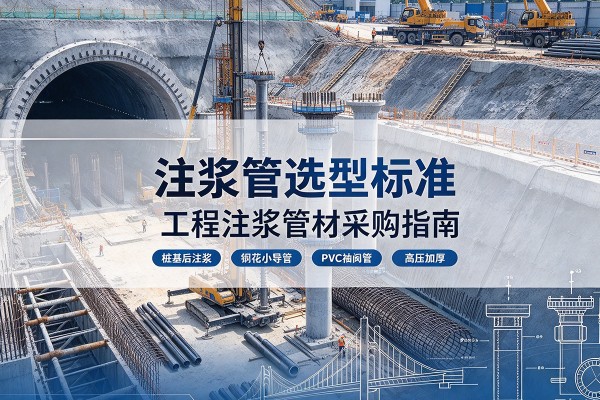 崇礼注浆管选型标准