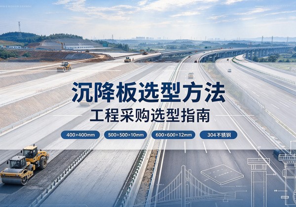 崇礼沉降板选择方法